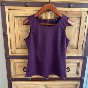 Banana Republic Fitted Purple Tank Top
